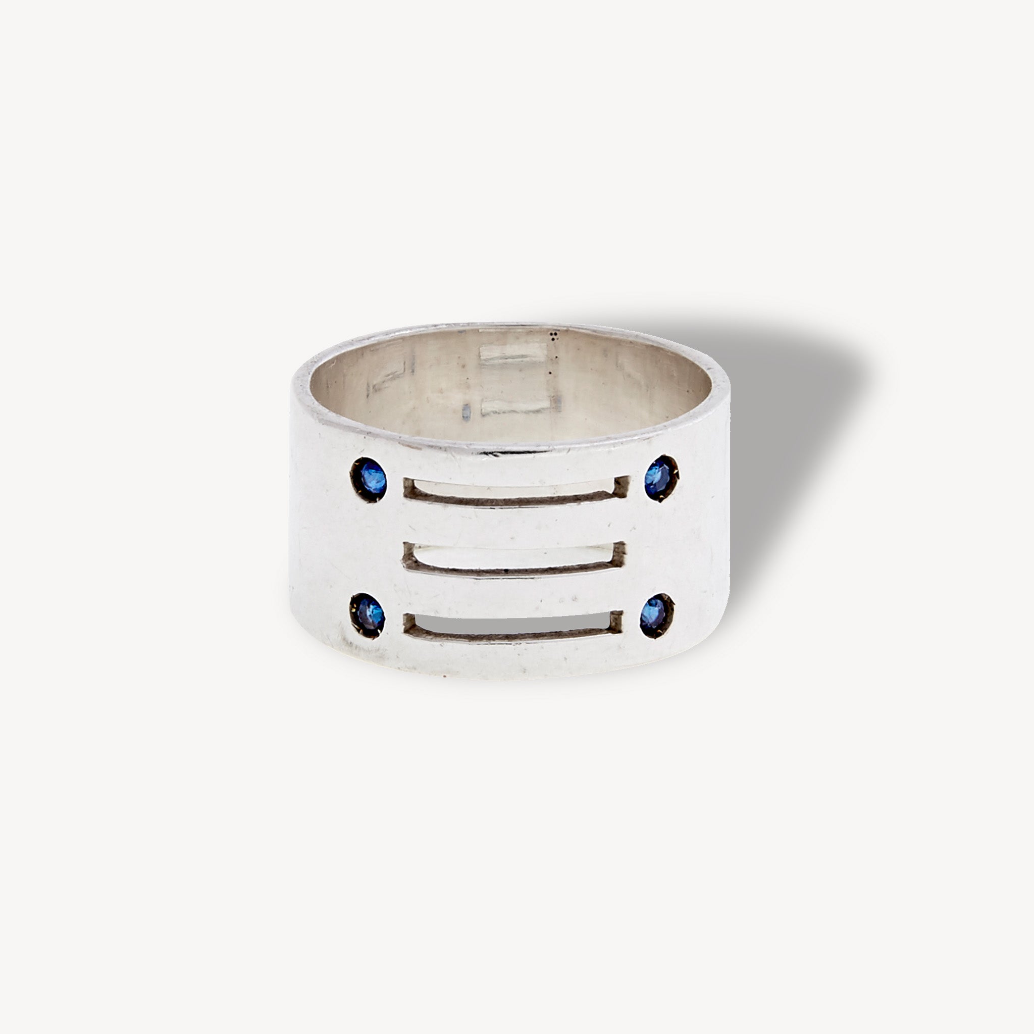 Bague Griffe Saphirs