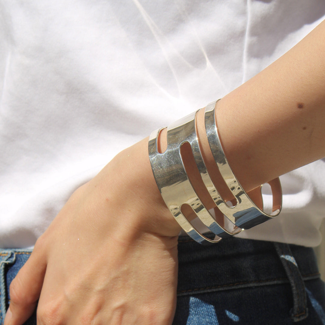 Openwork Neon Cuff
