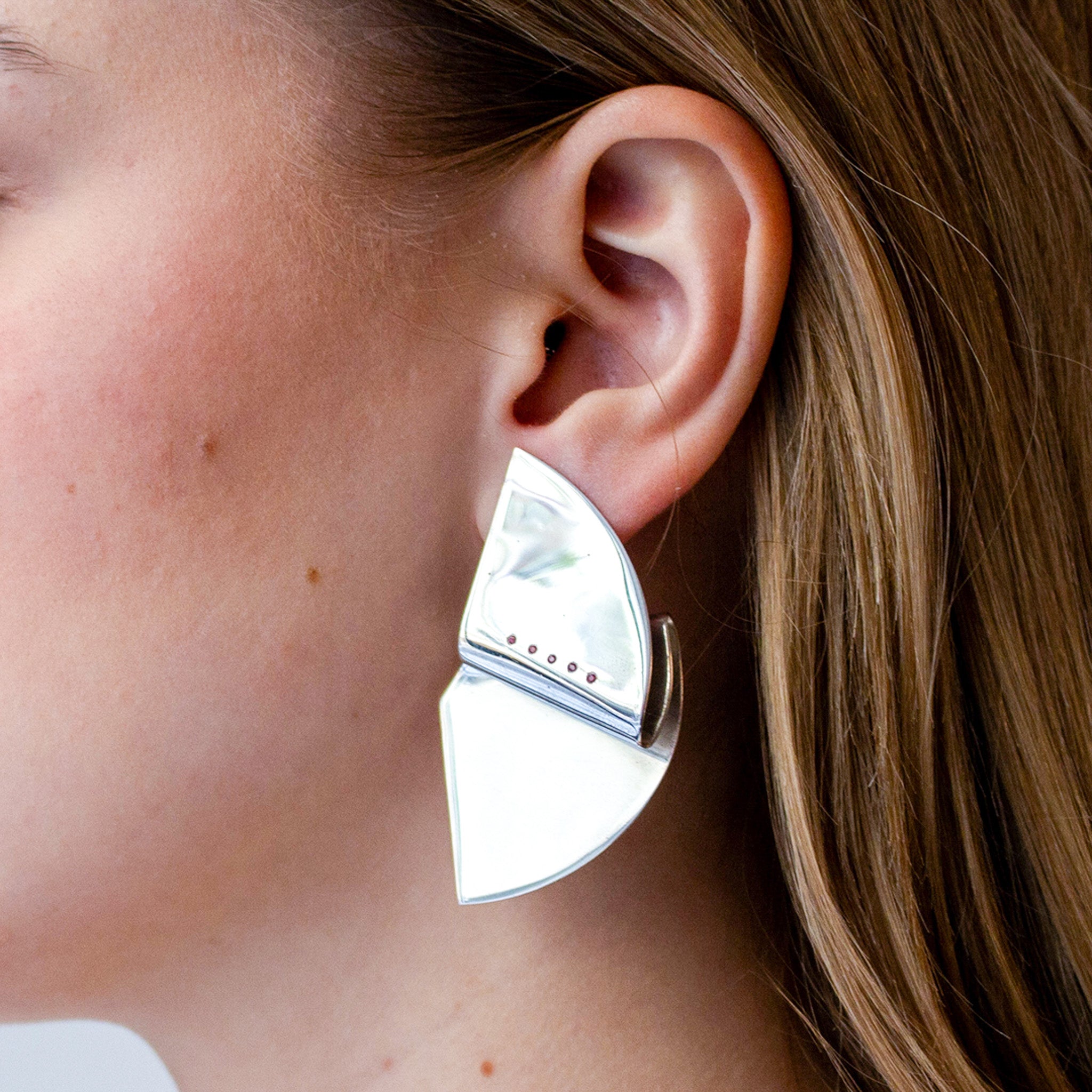 Boucles d'Oreilles Pliées