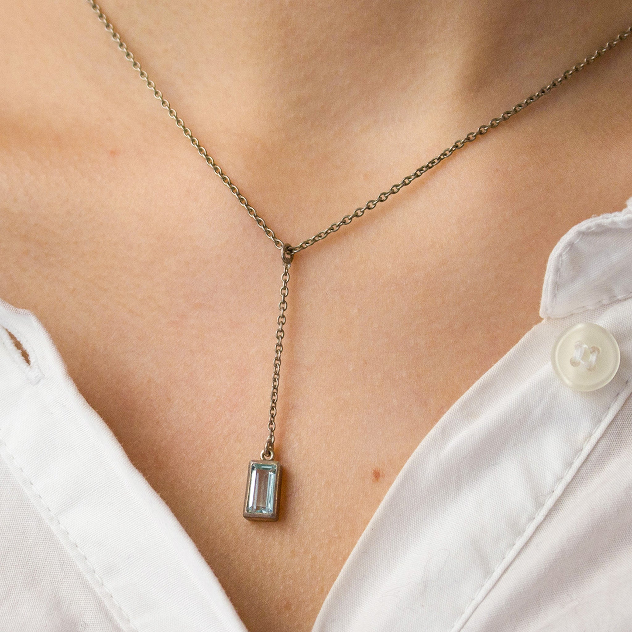 Aquamarine Pendulum Pendant