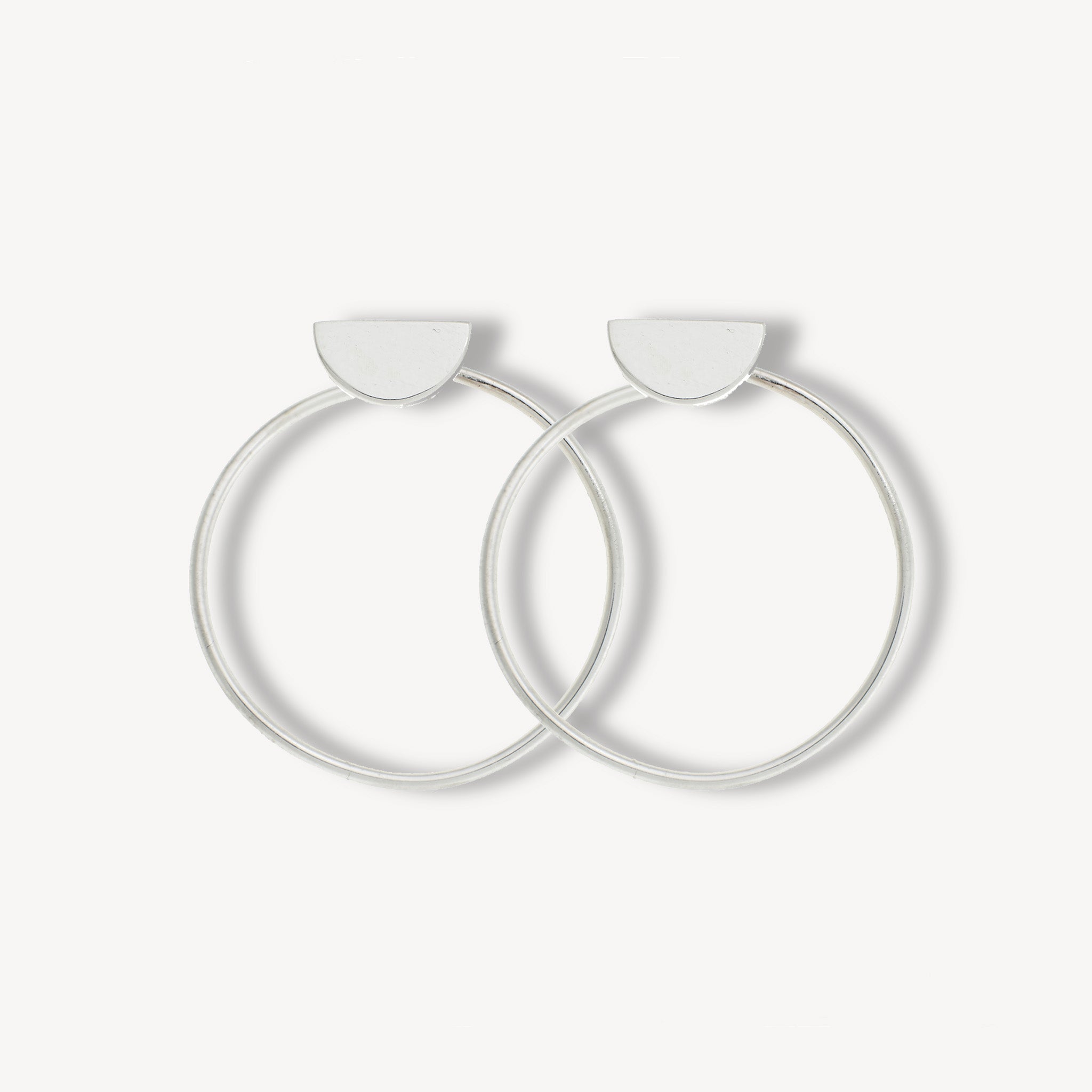 Boucles d'Oreilles Demi-Lune