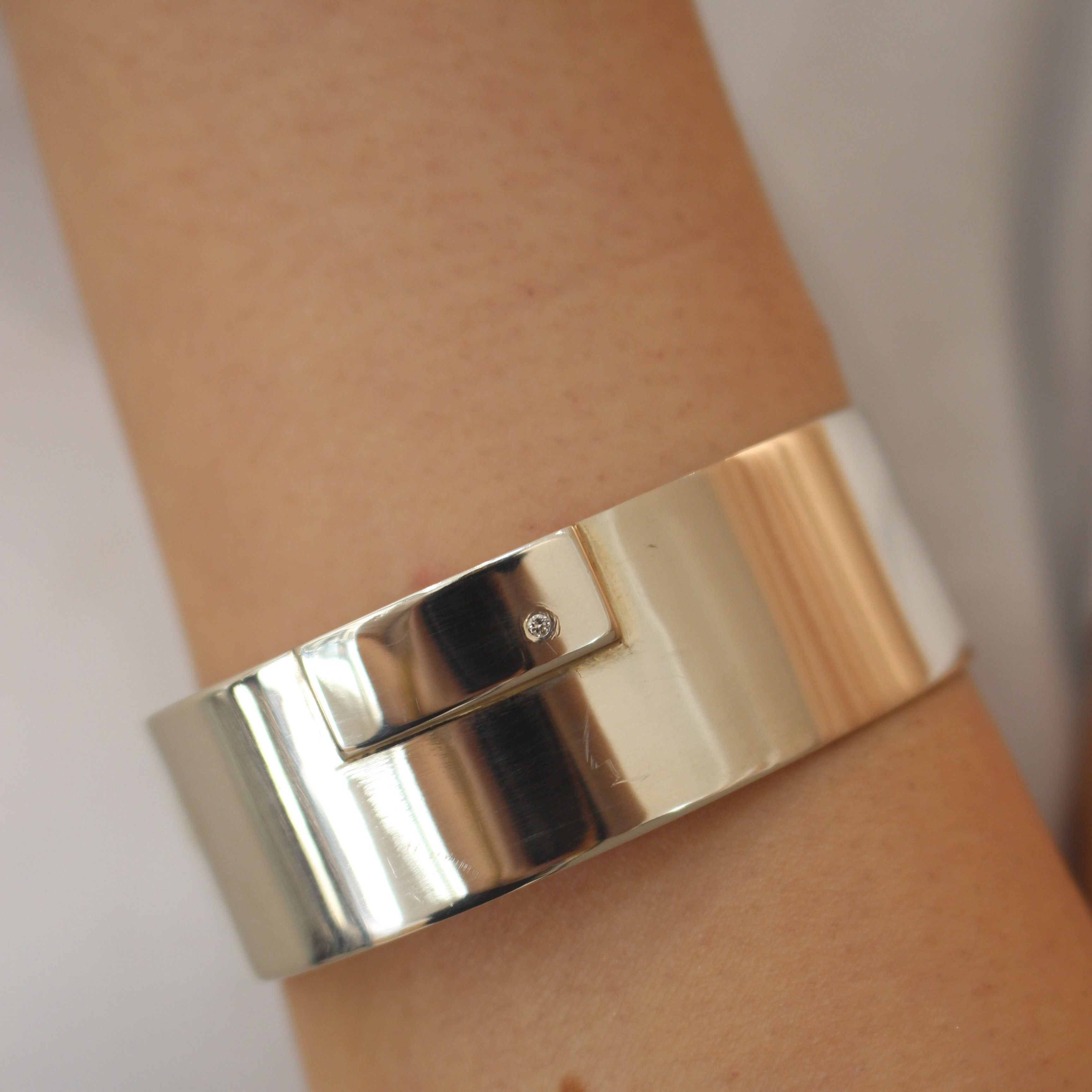 Manchette Polie Diamant