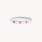 Bague Color Saphirs Roses