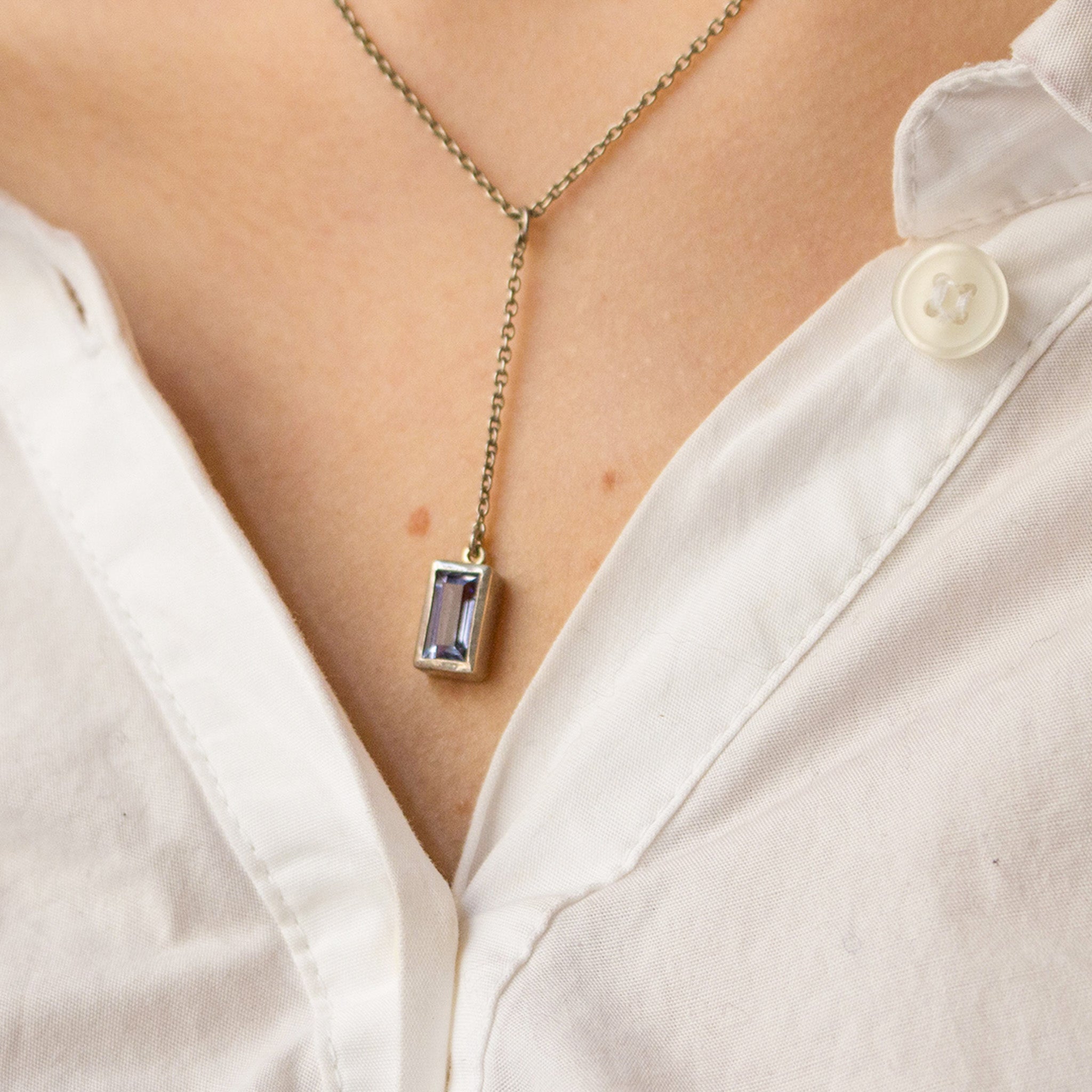 Iolite Pendulum Pendant