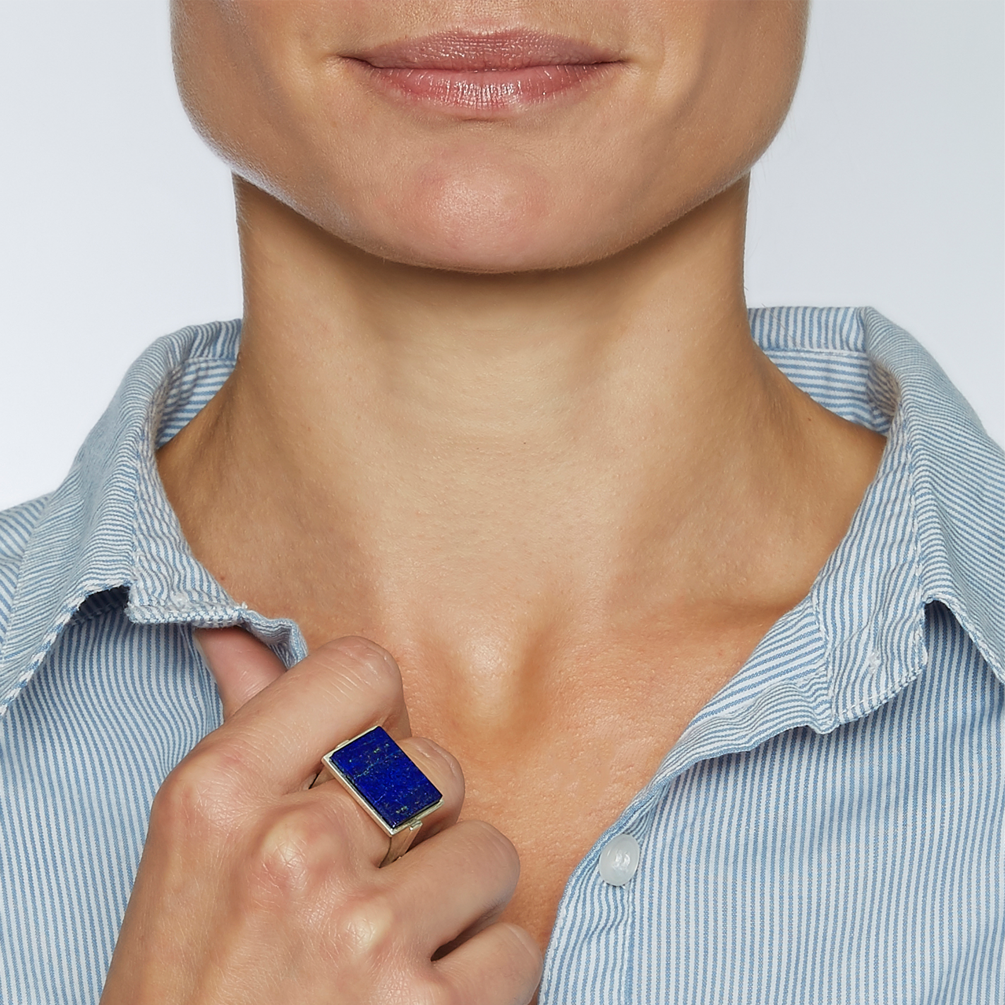 Bague Bleue Gemme Joaillerie