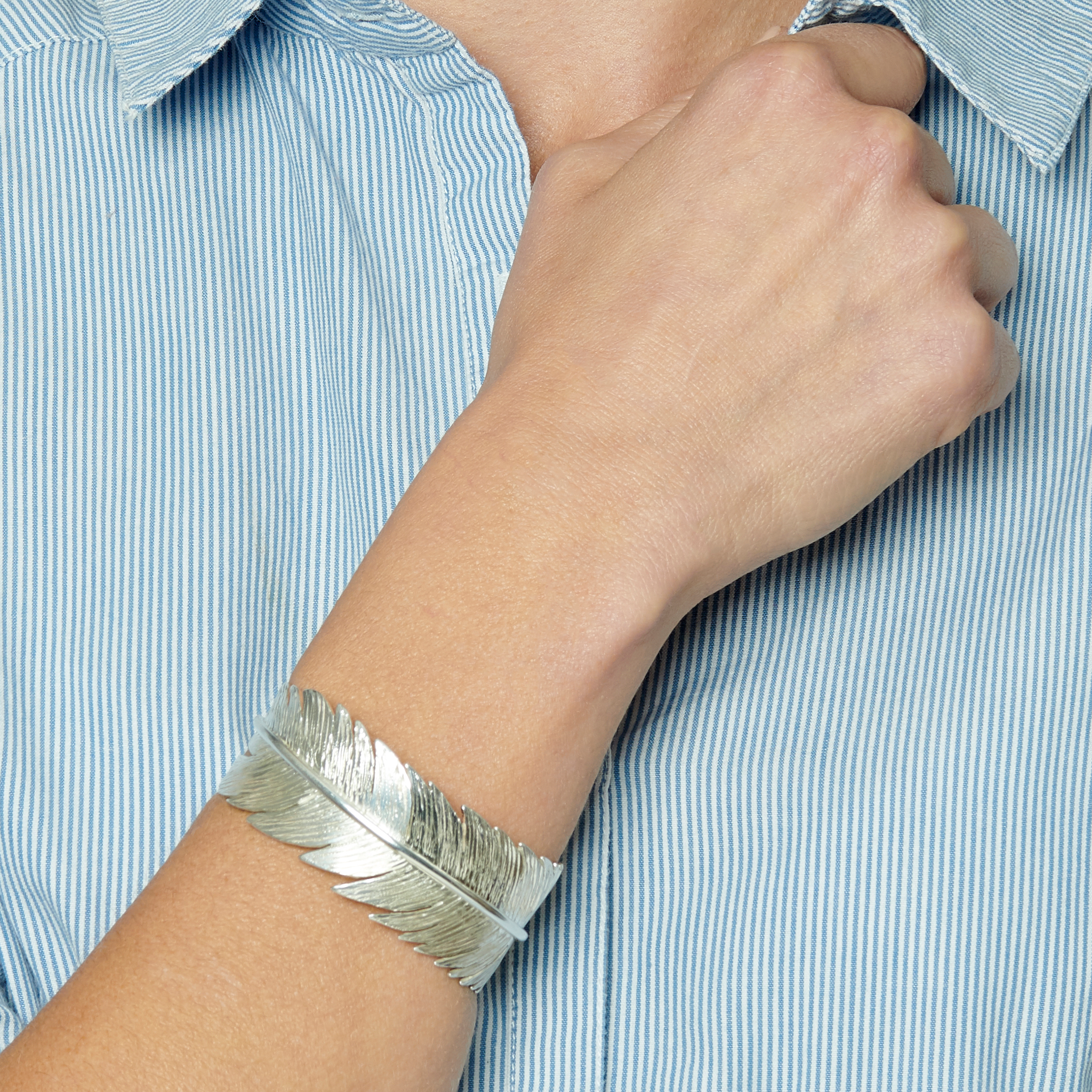 Manchette Plume Gemme Joaillerie