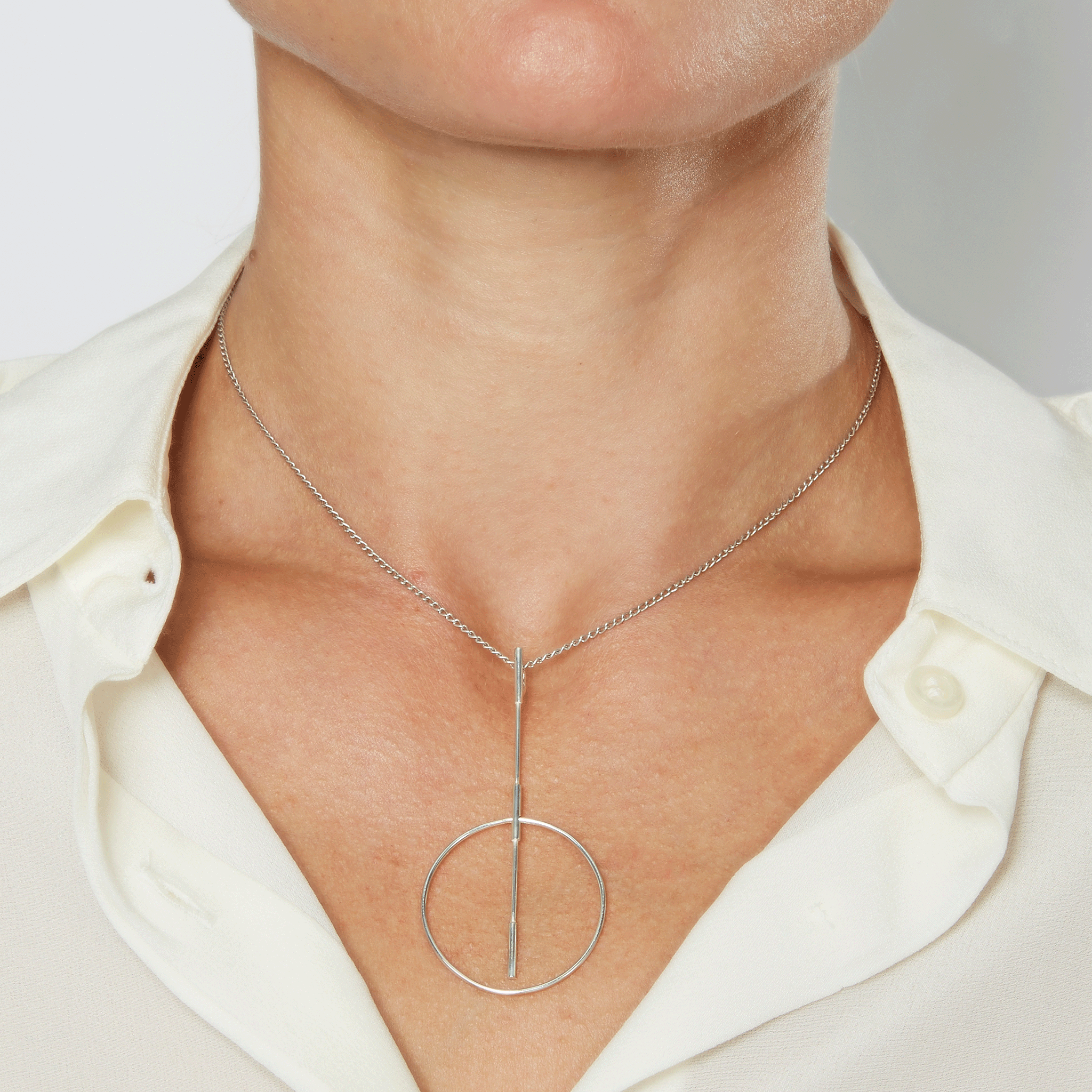 Pendentif Bulle Percée Gemme Joaillerie