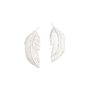 Mono boucle d’oreille Plumes GEMME Joaillerie, aérienne et élégante.