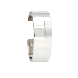 Manchette FUSION rectangle brossé GEMME Joaillerie, un bijou au design affirmé.
