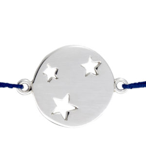 Bracelet Trois Étoiles GEMME Joaillerie, un symbole céleste et raffiné.