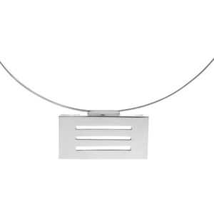 Pectoral Griffe argent GEMME Joaillerie, un bijou affirmé et moderne.
