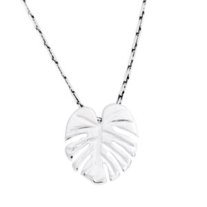 Pendentif Leaf GEMME Joaillerie, un bijou délicat inspiré de la nature.