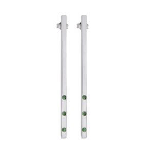 Boucles d’oreilles Ligne et Gemmes GEMME Joaillerie, éclat et finesse.